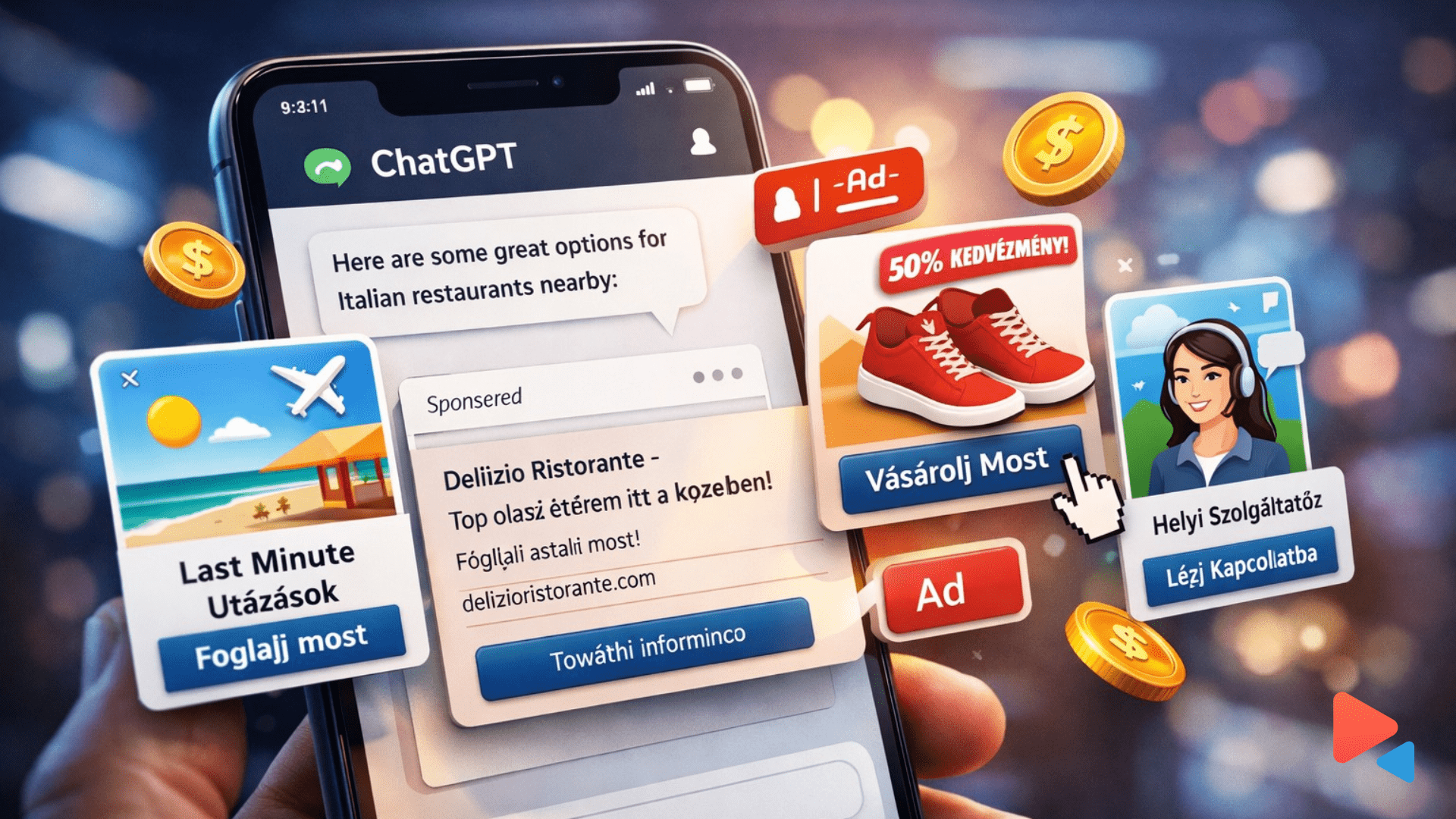 ChatGPT Ads: Érkeznek a hirdetések a ChatGPT-be